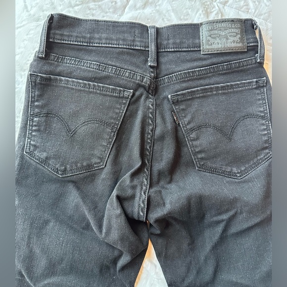 Levi’s 710 Super Skinny Black Wash Jeans - size 26 - Picture 5 of 5